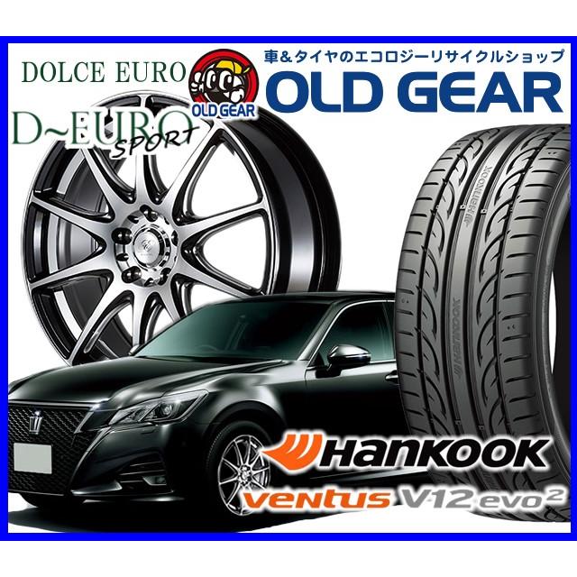 レビューで送料無料 輸入タイヤ ホイール 新品 4本セット ドルチェユーロ Dユーロ スポーツ 225 40r18 新品 ハンコック ヴェンダス V12 エヴォ2 バランス調整済み オールドギア 通販 Paypayモール 美しい Jeannesauve Org