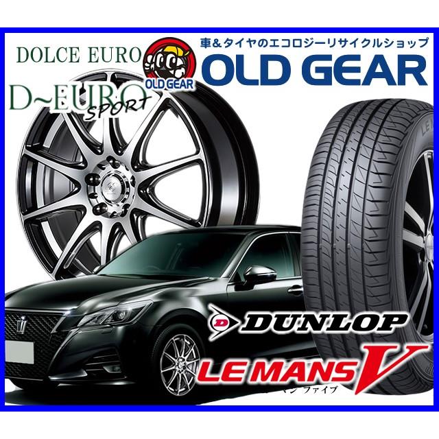 本店は 国産タイヤ アルミホイール 新品 4本セット ドルチェユーロ Dユーロ スポーツ 225 50r17 17インチ 新品 ダンロップ ルマン5 バランス調整済み パーツ 保存版 Azerbaijanfoundation Az