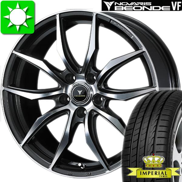 245/35R20 インペリアル エコスポーツ2 新品サマータイヤ ホイール 4本セット ウエッズ ノヴァリス ビオンド VF バランス調整済み｜oldgear