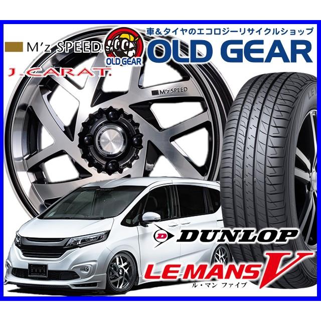 国産タイヤ アルミホイール 新品 4本セット M'z SPEED Jカラット 185