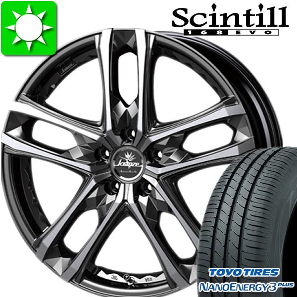 225/35R20 トーヨータイヤ ナノエナジー 3 プラス 新品サマータイヤ ホイール 4本セット  WEDS Kranze Scintill 168EVO バランス調整済み｜oldgear