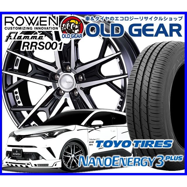 期間限定 国産タイヤアルミホイール新品4本セットロエンフレイムrrs001 225 35r19 19インチ新品トーヨーナノエナジー3 バランス調整済みパーツ結婚祝い