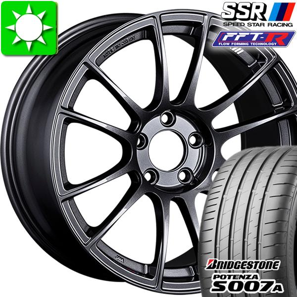 225/40R19 ブリヂストン ポテンザ S007A 新品サマータイヤ ホイール 4本セット タナベ SSR GT X04 バランス調整済み