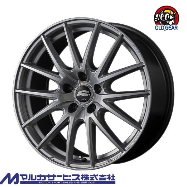4本注文で送料無料 マルカサービス SCHNEIDER SQ27 15インチ 4.5J+45 4-100 メタリックシルバー 新品ホイール 1本販売