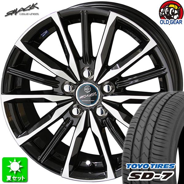 215/40R17 トーヨータイヤ SD-7 新品サマータイヤ ホイール 4本