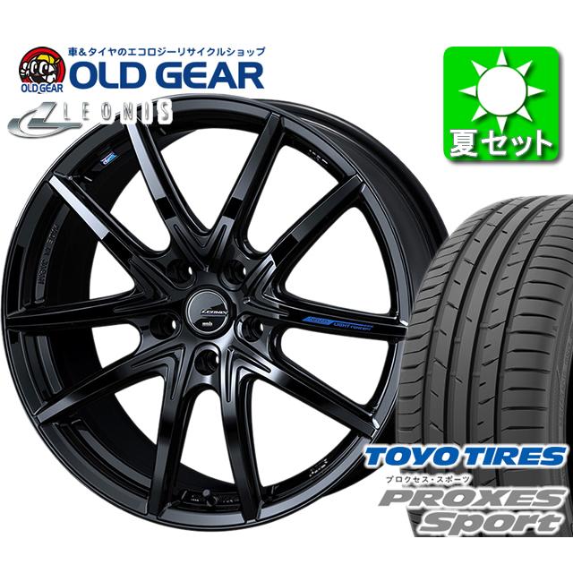 夏タイヤ ホイールセット スポーツ 新品 トーヨータイヤ プロクセス タイヤ ホイール オールドギア オールドギア タイヤ ホイール バランス調整済み 4本セット レオニスナヴィア01ネクスト 通販 225 50r17 パーツ