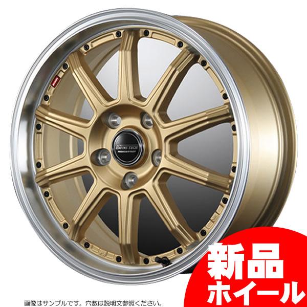 ブレスト バーンズテック S10-DP 15インチ 4.5J 4H-100 セミグロスゴールド 法人宛て送料無料 ホイール 1本価格