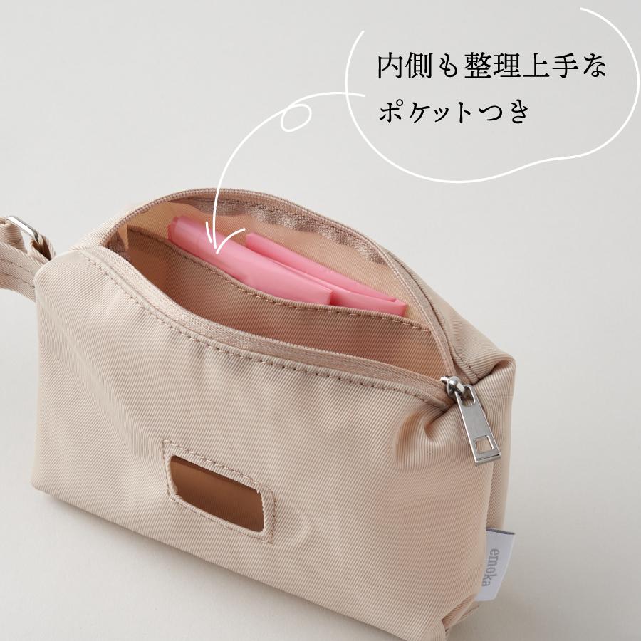 emoka おしりふきポーチ フタ付き ウェットティッシュケース ウエット 
