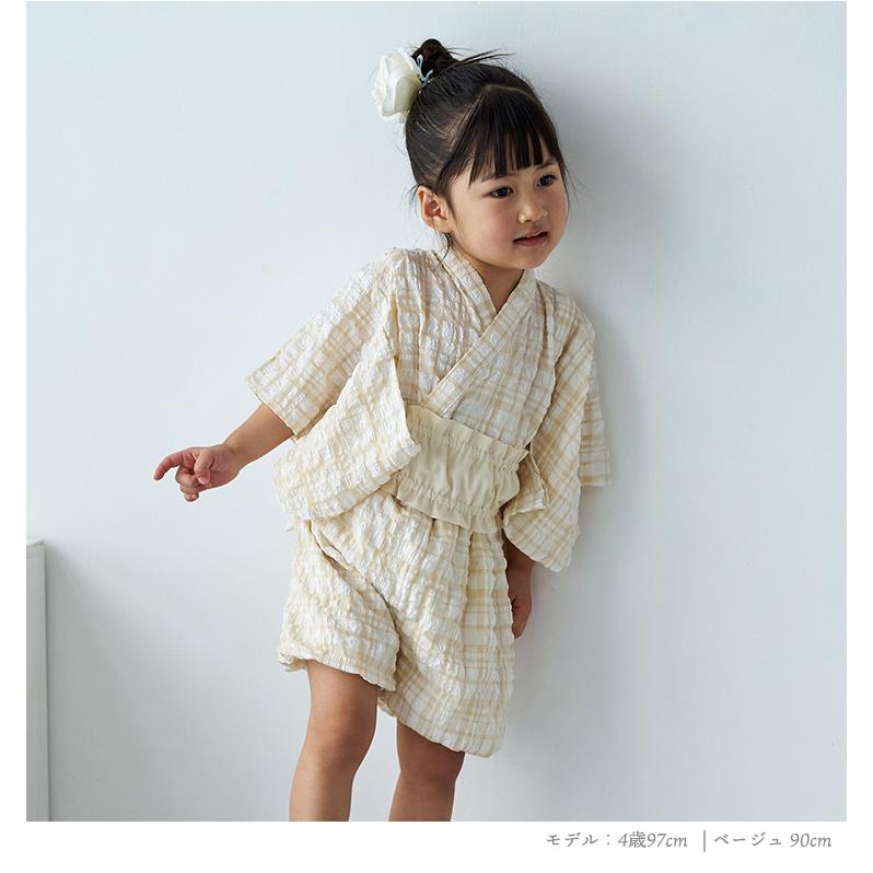ハンドメイド 浴衣 80cm 90cm 浴衣セパレート 撫子 80-90cm・90-100cm – 10mois 公式オンラインショップ