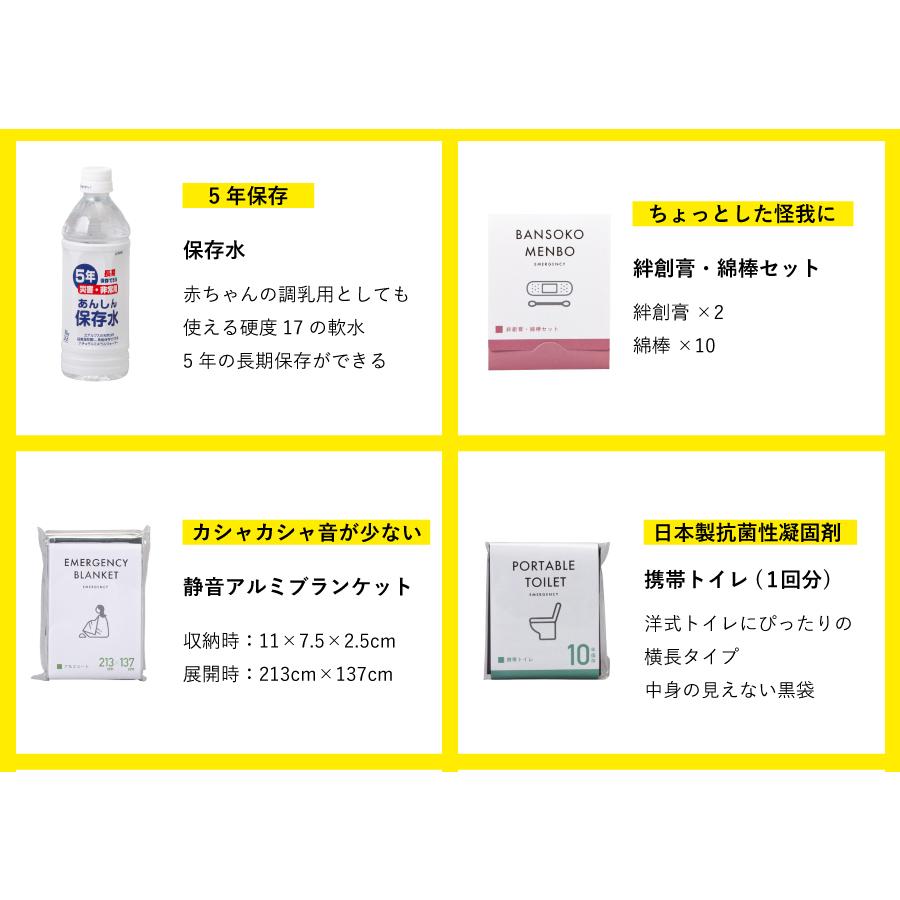 赤ちゃん用 防災セット 防災グッズ 緊急時対策 避難グッズ 非常用 停電