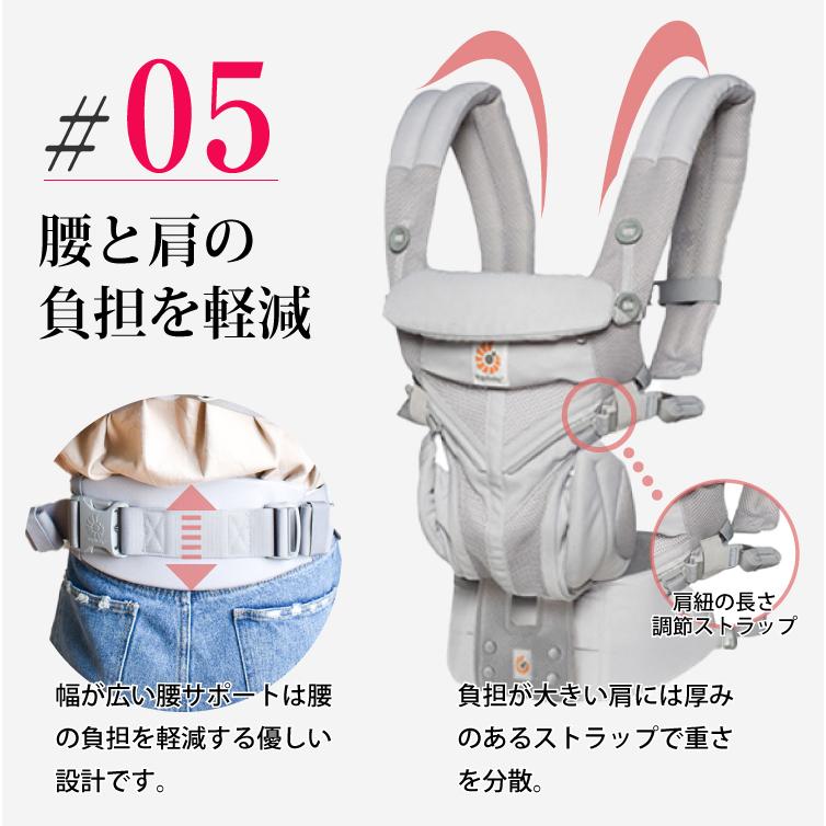ergo エルゴ オムニ360 クールエア 抱っこひも　新生児用インサート ergobaby（エルゴベビー） エルゴ オムニ360 ポイント15倍 OMNI360