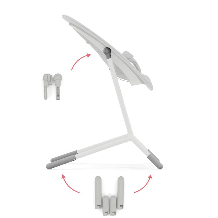 【c.cafe】サイベックス　レモ　バウンサー&アダプターセット レモ cybex サイベックス NEWBORN 3-IN-1 チェア+ゴールド