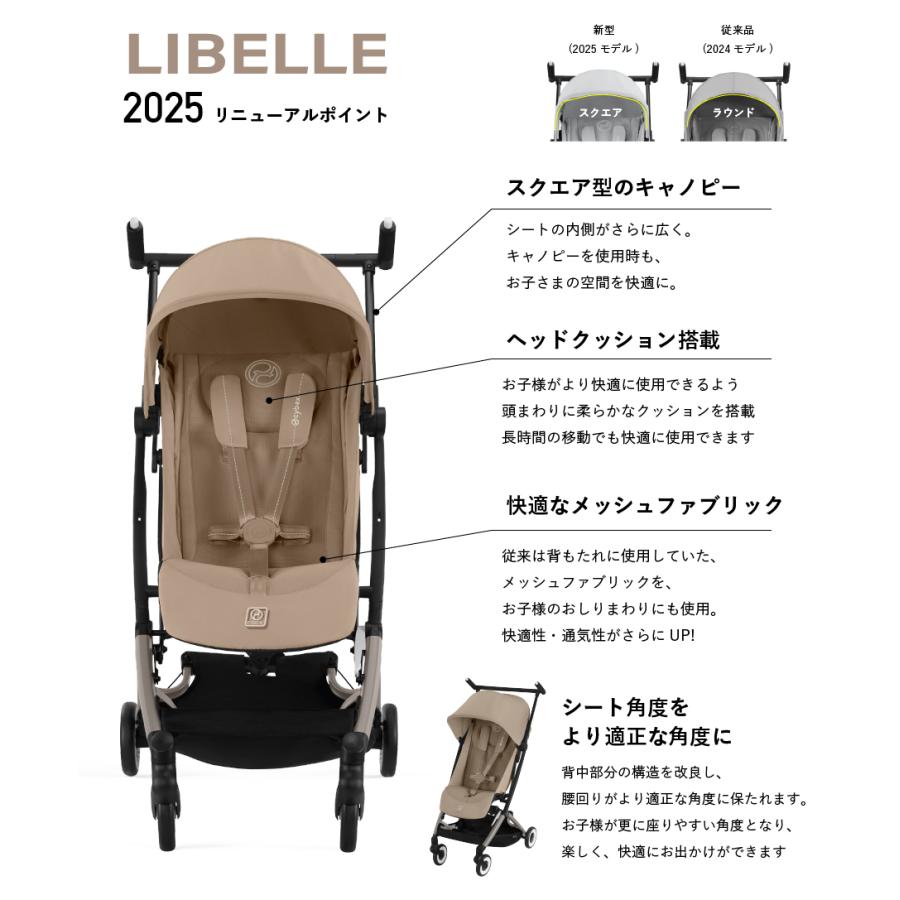 サイベックス リベル 2025 ベビーカー 最新モデル b型 軽量