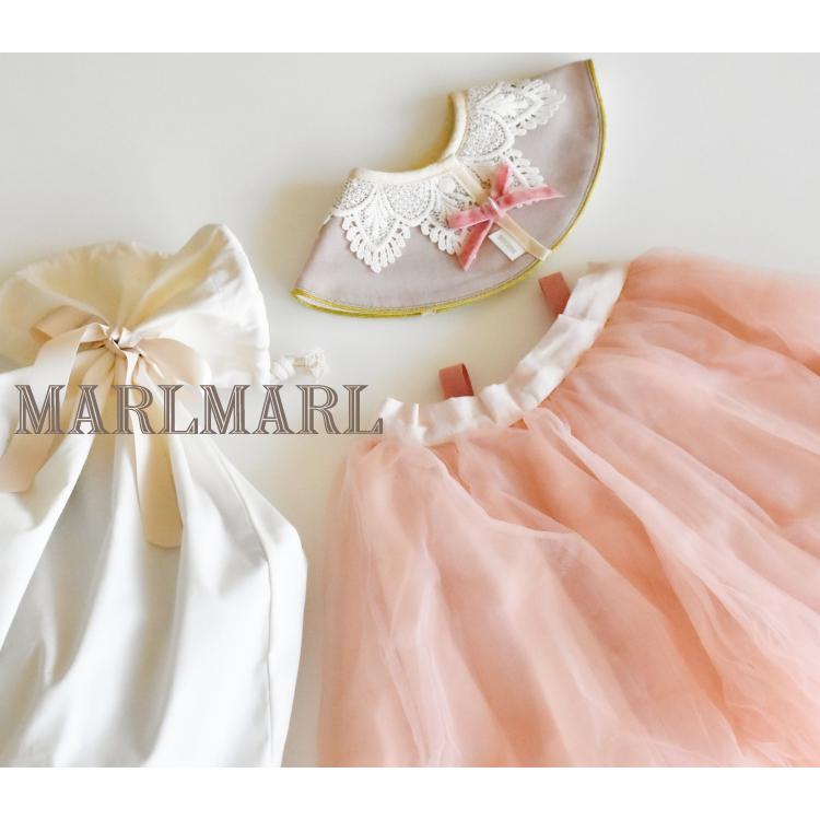 マールマール スタイ チュチュ セット サクラ スズ ルリ ギフトセット ドルチェ ビブ スカート MARLMARL dolce tutu 服 女 出産祝い ハーフバースデー 送料無料｜oldnew｜02