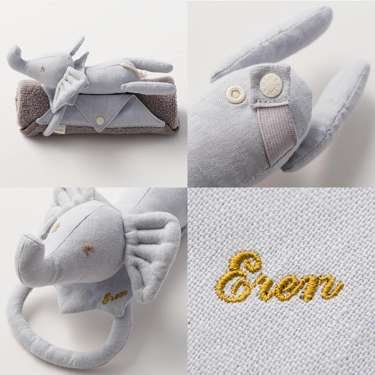 MARLMARL BFF ベビーブランケット ピンク　うさぎ　箱付き　ベビー ぬいぐるみ付きブランケット “BFF” | MARLMARL (Baby&Kids)/マール