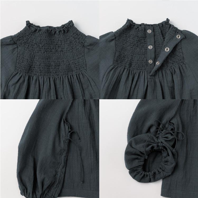 MARLMARL マールマール ブラウス blouses シャーリング 70-90cm MARLMARL マールマール ブラウス blouses シャーリング 70-90cm