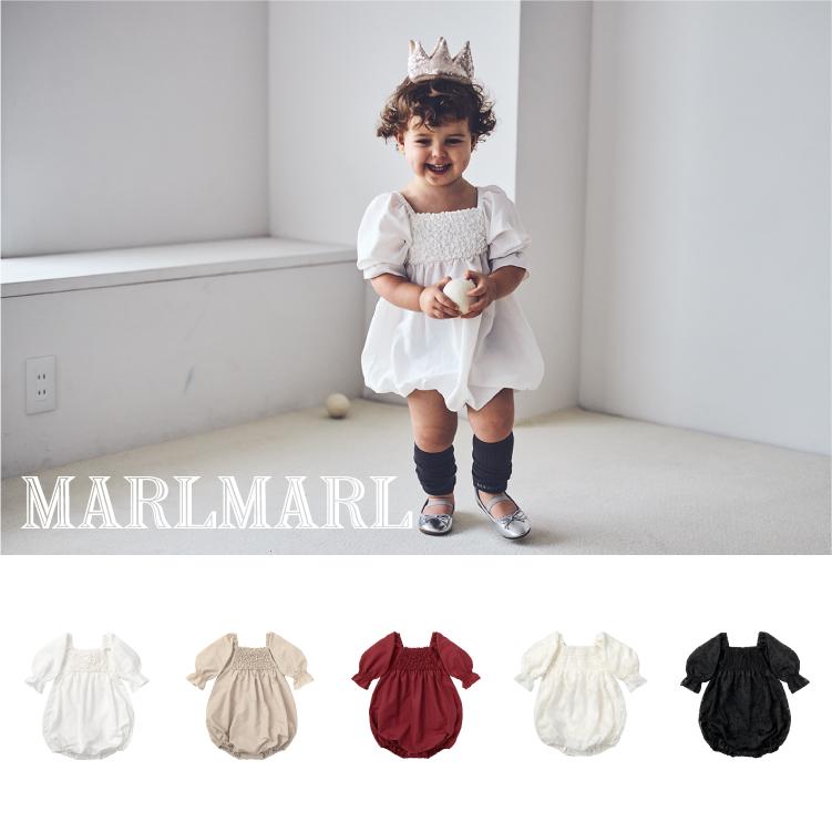 MARLMARL マールマール 女の子 出産祝い MARLMARL pompadour rompers