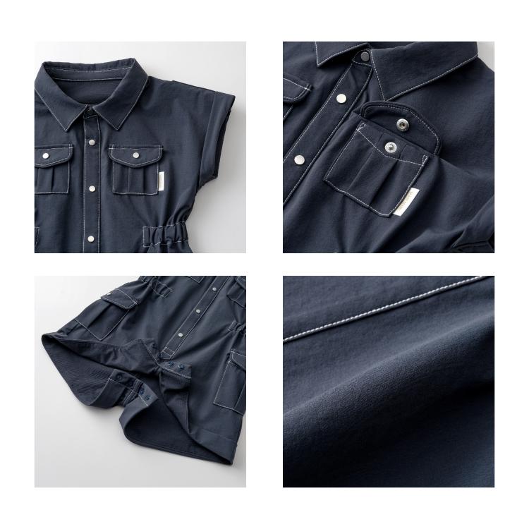 マールマール MARLMARL サファリジャンプスーツ safari jumpsuits
