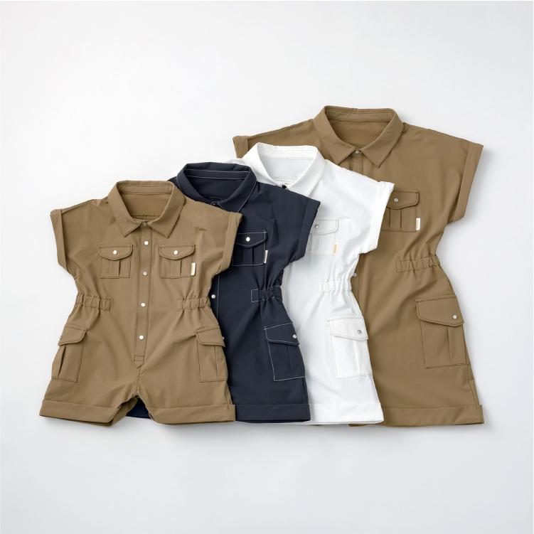 マールマール MARLMARL サファリジャンプスーツ safari jumpsuits