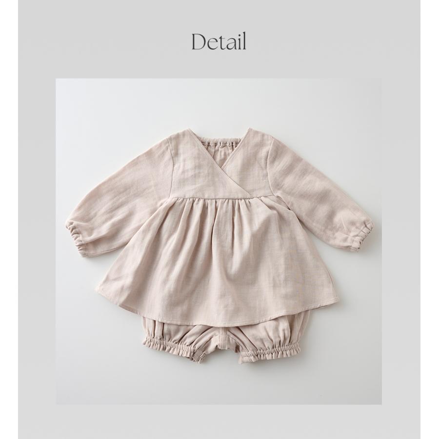 ベビー パジャマ 綿 100% コットン 長袖 赤ちゃん 寝間着 上下セット ルームウェア 70 80 cm 男の子 女の子 シンプル おしゃれ 春 夏 秋 無地 ルナーク エル |  | 15