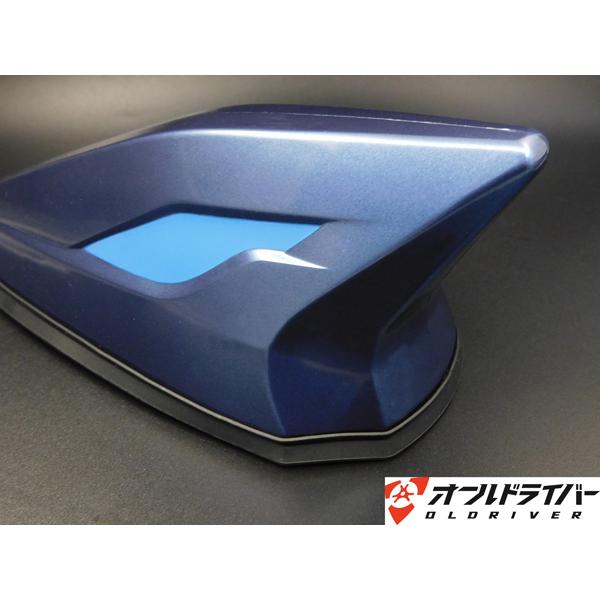 国産車 汎用 シャークアンテナ ドルフィンアンテナ 青 ブルー アンテナカバー トップノット風 エアロ ルーフ ブースター付き 外装 即納 オールドライバー 通販 Yahoo ショッピング