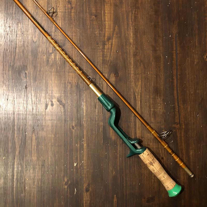 Abercrombie & Fitch Co Yellowstone 6ft5inch 2piece Glass Bait Casting Rod アバクロ アバクロンビー フィッチ ベイトキャスティング グラスロッド｜olds｜21