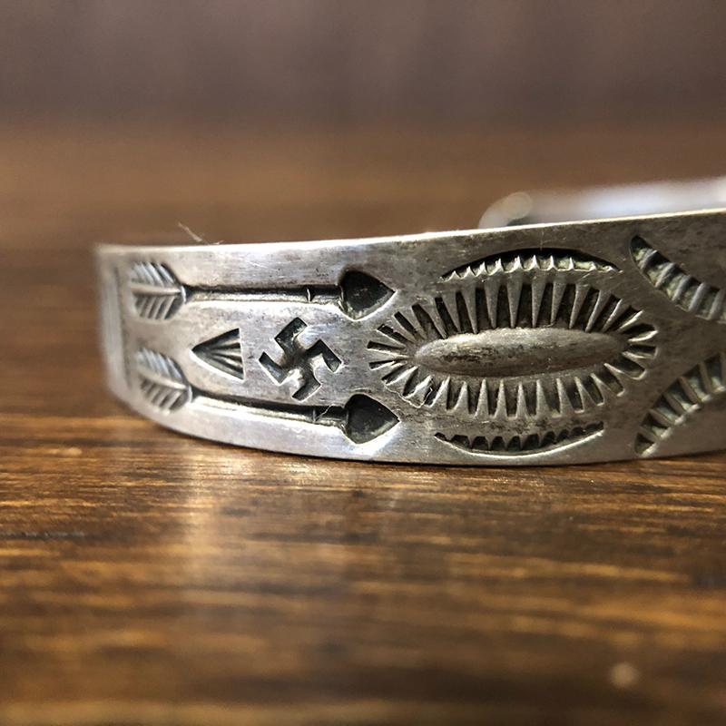 Antique Native American Navajo Fred Harvey Silver bracelet Antique Native American Navajo Fred Harvey Silver bracelet