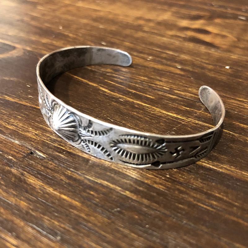 Antique Native American Navajo Fred Harvey Silver bracelet Antique Native American Navajo Fred Harvey Silver bracelet