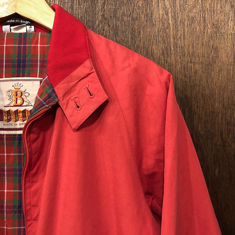 Baracuta G9 Harrington Jacket Scarlet Red Cotton 100% Early Baracuta G9 Harrington Jacket Scarlet Red Cotton 100% Early