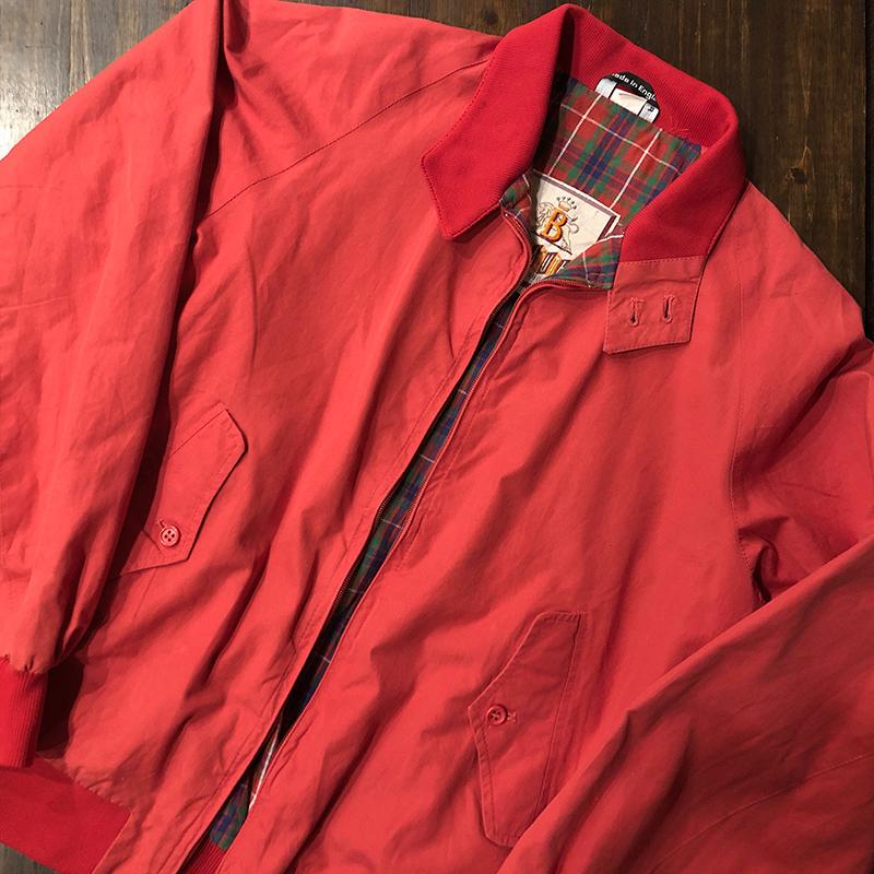 Baracuta G9 Harrington Jacket Scarlet Red Cotton 100% Early Baracuta G9 Harrington Jacket Scarlet Red Cotton 100% Early