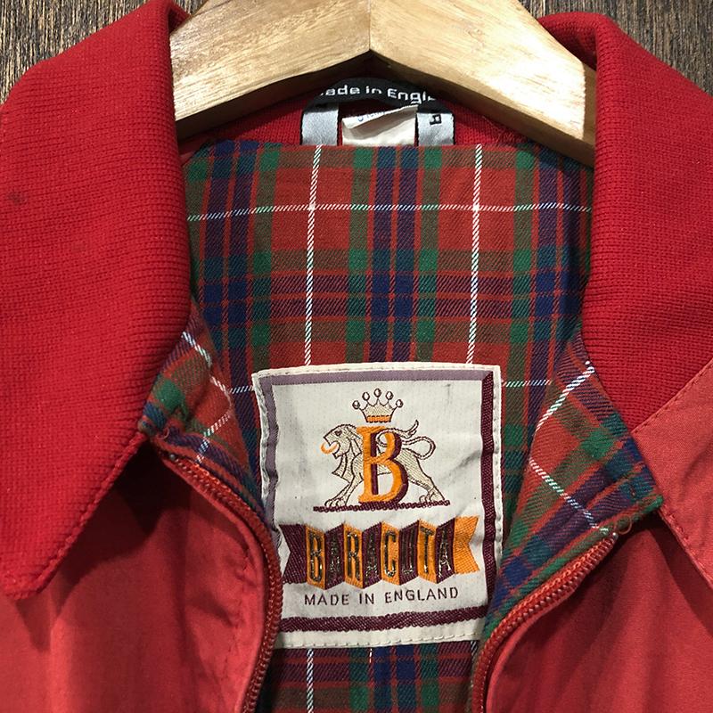 Baracuta G9 Harrington Jacket Scarlet Red Cotton 100% Early Baracuta G9 Harrington Jacket Scarlet Red Cotton 100% Early