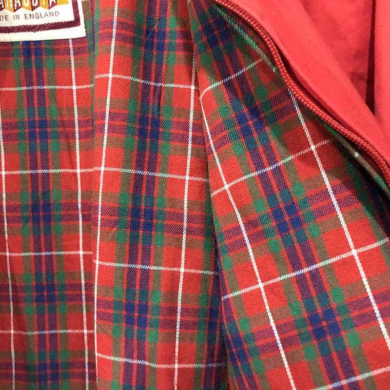 Baracuta G9 Harrington Jacket Scarlet Red Cotton 100% Early Baracuta G9 Harrington Jacket Scarlet Red Cotton 100% Early
