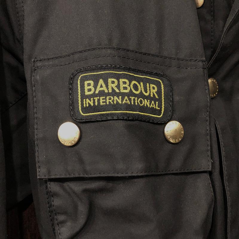barbour international jacket black