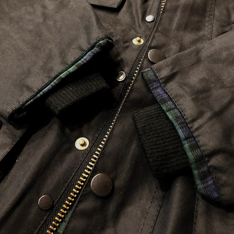 Barbour Original Riding Jacket 3Warrant Early 4flap Pocket Model Black