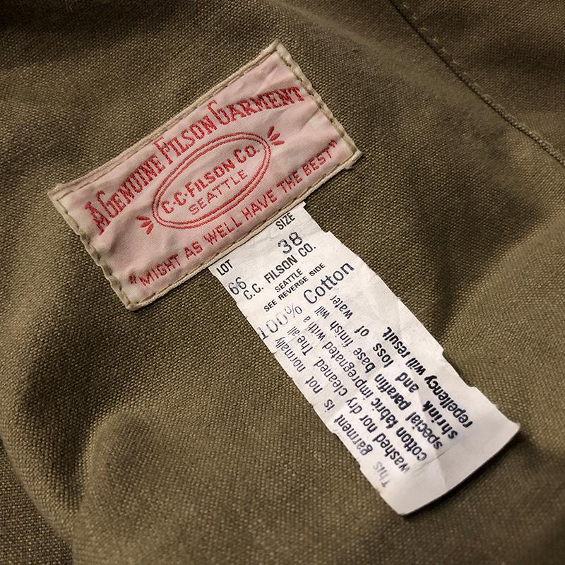 フィルソン filson garment ハンティングジャケット FILSON（フィルソン）の「【ヴィンテージ古着】60's FILSON