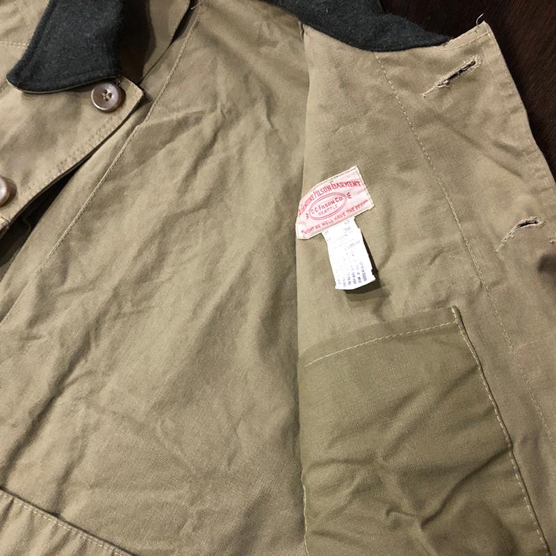 FILSON Filson Tin Cloth Oil Finish Shooter Hunting Jacket FILSON Filson Tin Cloth Oil Finish Shooter Hunting Jacket
