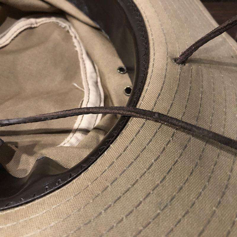 Filson Tin Cloth Wide Brim Bush Hat Tan M フィルソン ティン クロス ワイドブリム ブッシュ ハット タンカラー Mサイズ オリジナル｜olds｜19