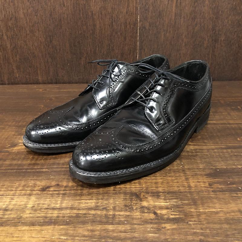 Florsheim Imperial Kenmoor Black Calf Leather 9E Florsheim Imperial Kenmoor Black Calf Leather 9E