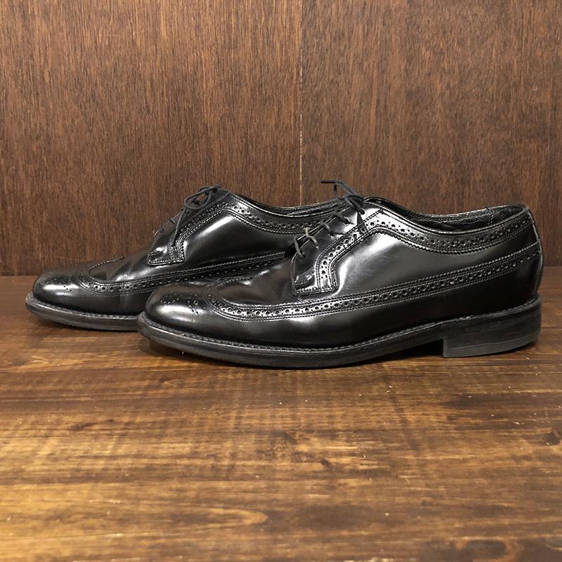 Florsheim Imperial Kenmoor Black Calf Leather 9E Florsheim Imperial Kenmoor Black Calf Leather 9E