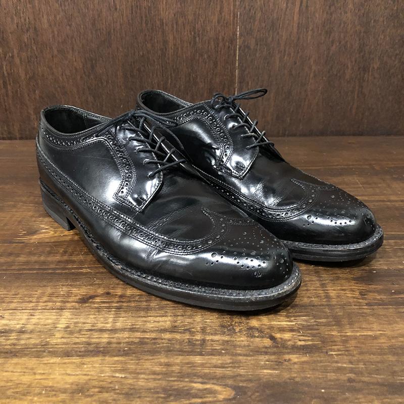 Florsheim Imperial Kenmoor Black Calf Leather 9E Florsheim Imperial Kenmoor Black Calf Leather 9E