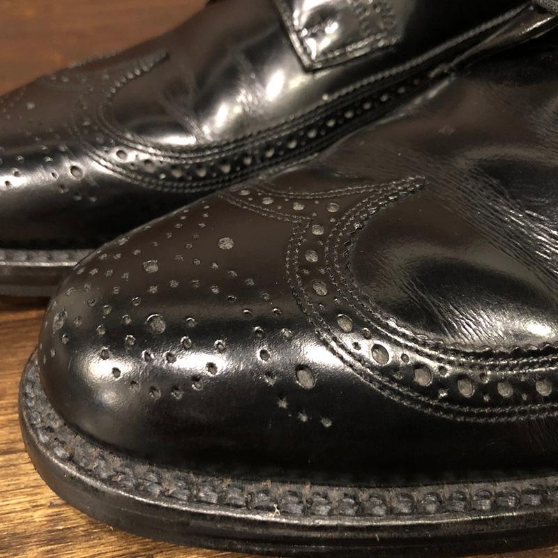 Florsheim Imperial Kenmoor Black Calf Leather 9E Florsheim Imperial Kenmoor Black Calf Leather 9E