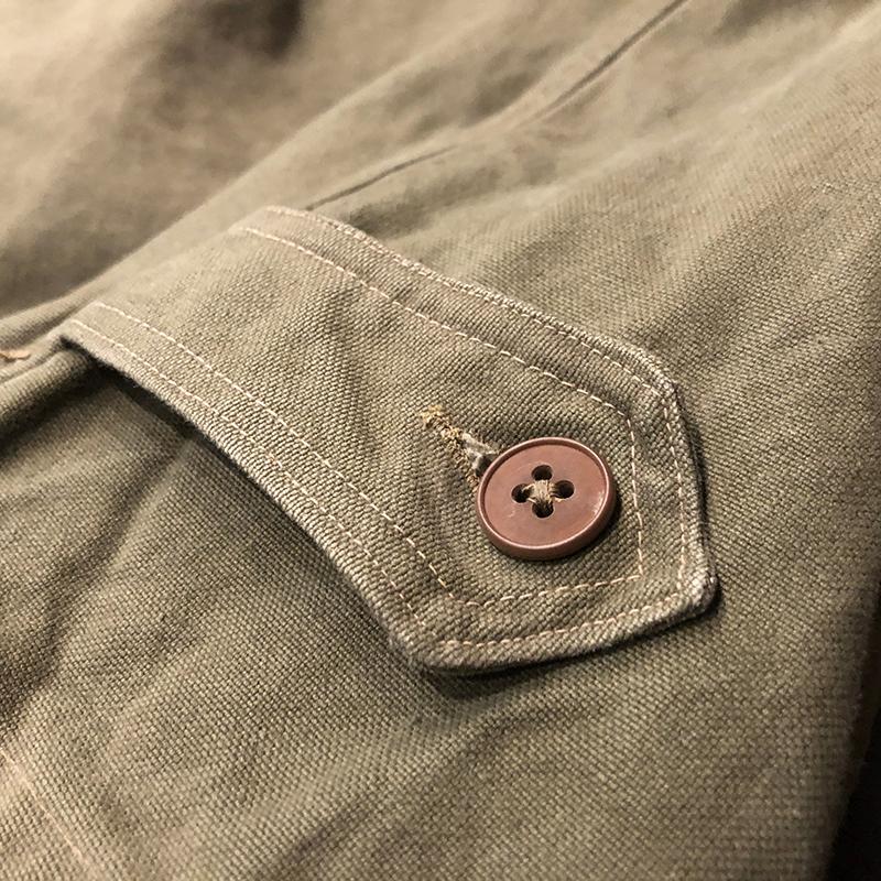 French Army M38 Double Breasted Motor Cycle Coat Military Jacket Mint フランス軍 M38 ダブルブレスト モーターサイクルコート 初期ウッドボタン｜olds｜16