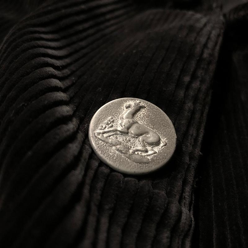 French d'Amiens Heavy Corduroy Hunting Jacket Black フレンチ French d'Amiens Heavy Corduroy Hunting Jacket Black フレンチ