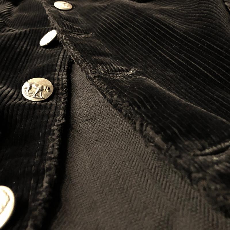 French d'Amiens Heavy Corduroy Hunting Jacket Black フレンチ French d'Amiens Heavy Corduroy Hunting Jacket Black フレンチ