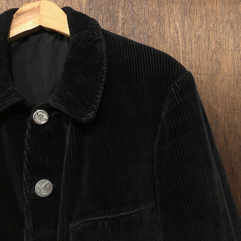 French d'Amiens Heavy Corduroy Hunting Jacket Black フレンチ French d'Amiens Heavy Corduroy Hunting Jacket Black フレンチ
