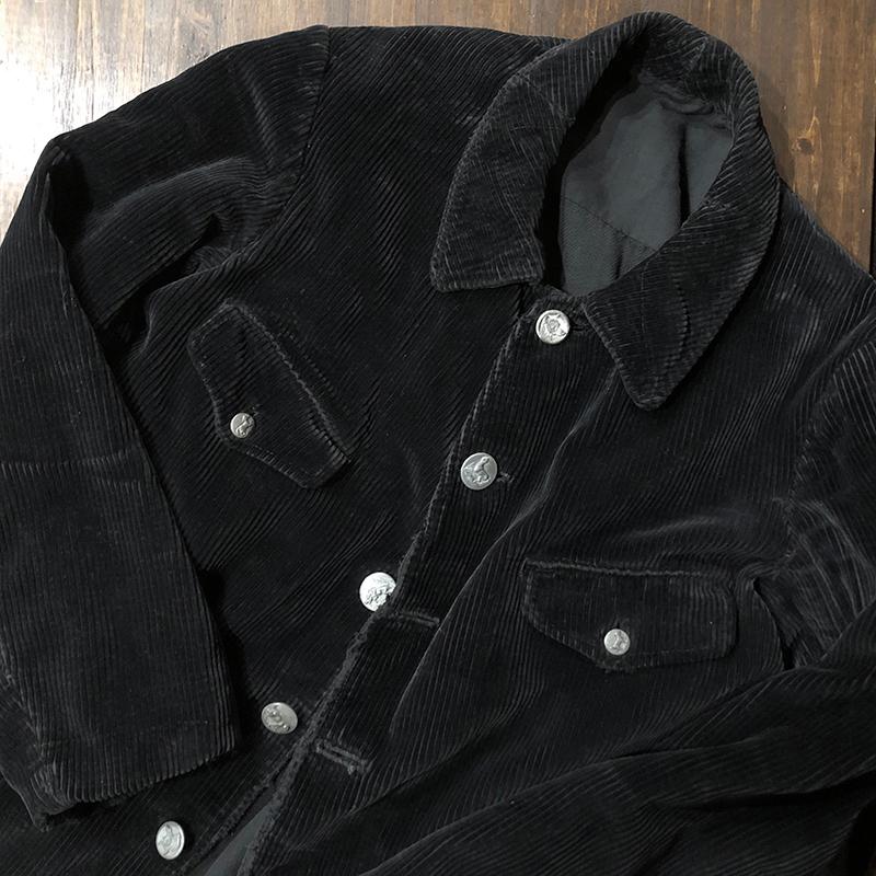 French d'Amiens Heavy Corduroy Hunting Jacket Black フレンチ French d'Amiens Heavy Corduroy Hunting Jacket Black フレンチ