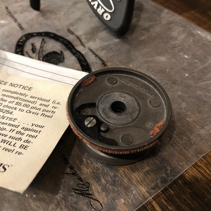 ORVIS-75A スピニングリール Orvis 75A Made by Coptes in Italy Spinnig Reel with Box Mint
