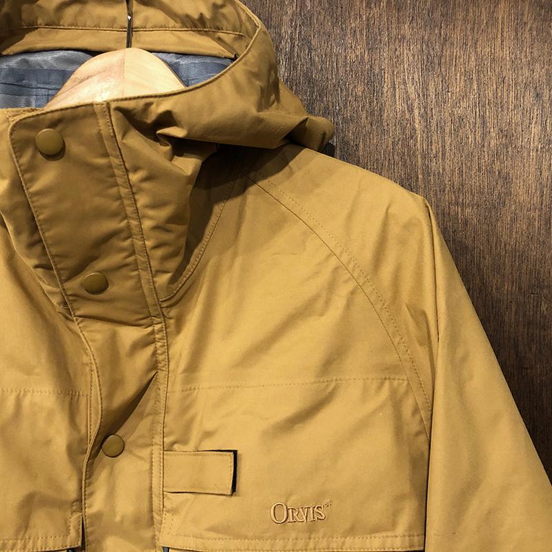 Orvis Fishing Gore-Tex All Weather Wading Jacket Camel Mint