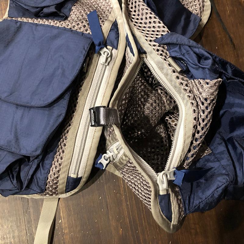 Patagonia Mesh Pack Vest Back cross Shoulder belt Convertible Style S/M