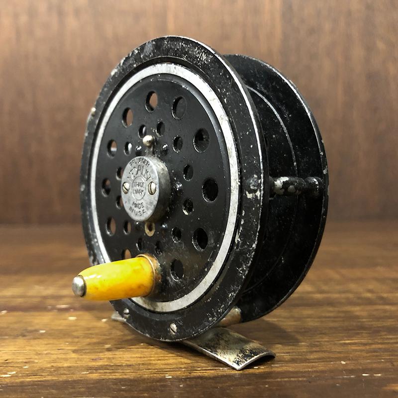 Pflueger Early Medalist 1494 Round Line Guard Vintage Fly Reel フルーガー メダリスト1494 ラウンドラインガード 初期メダリスト フライリール｜olds｜02